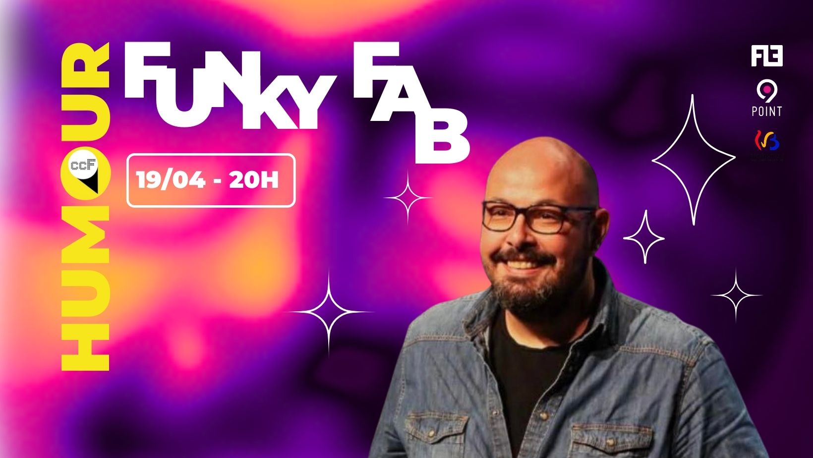 funky fab sur fond de lui-même