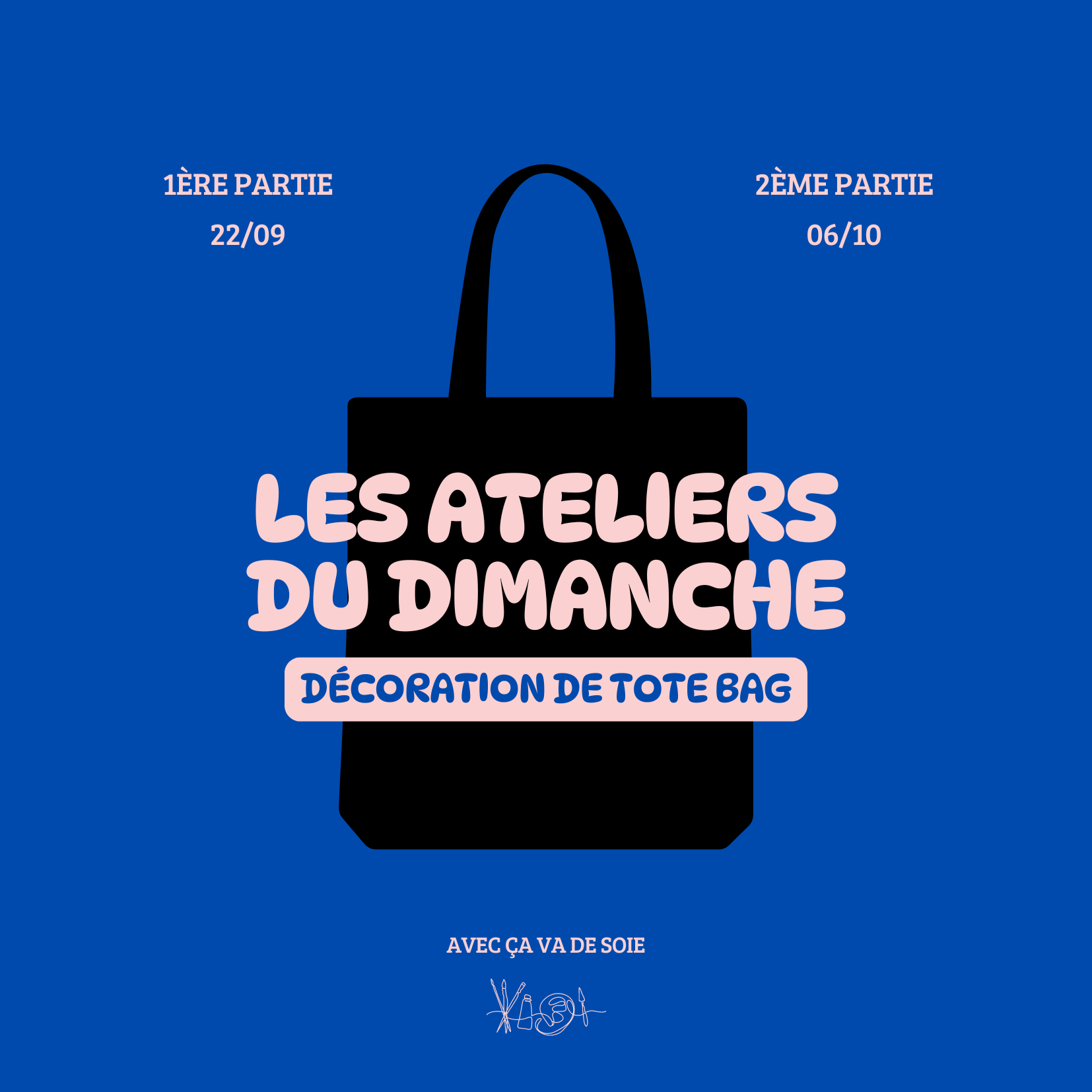 Les Ateliers du Dimanche - tote bag