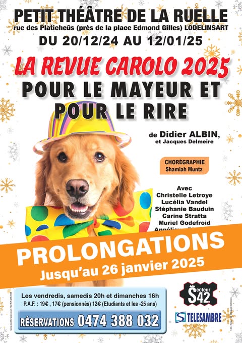 Prolongations pour la Revue Carolo 2025