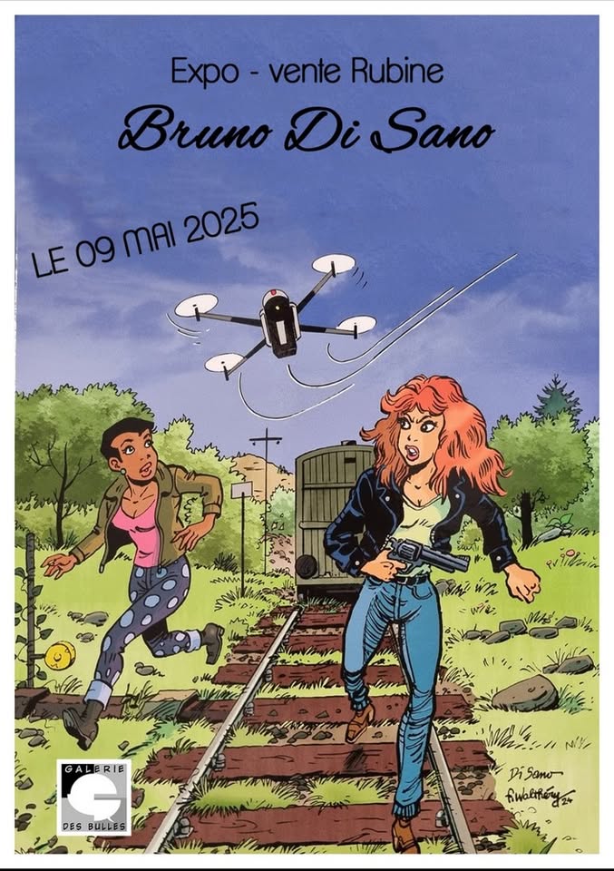 Rubine - Exposition vente Bruno Di Sano avec séance de dédicace dont Bruno Gilson et surprise