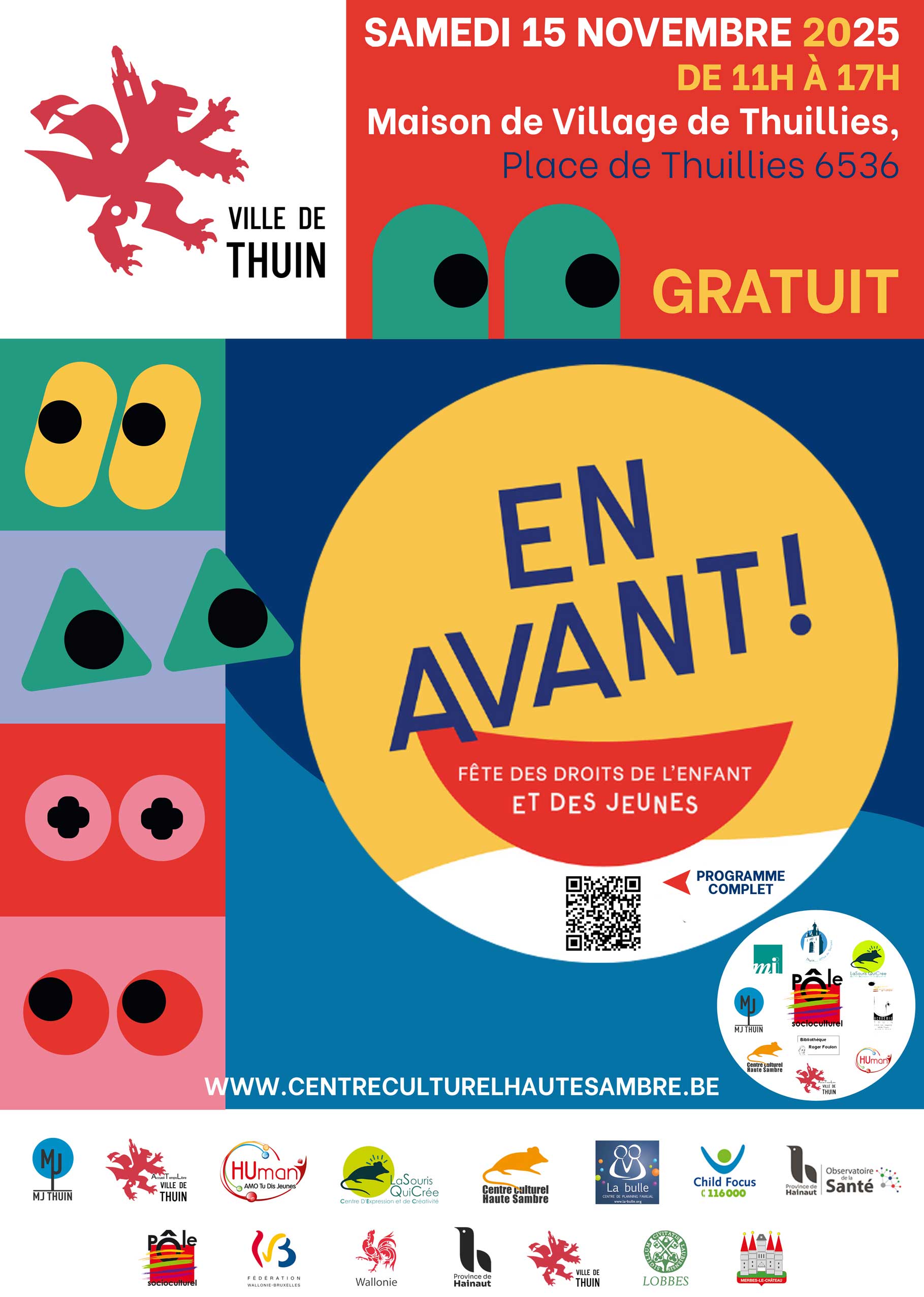 EN AVANT ! 2025 : Fête des droits des enfants et des jeunes à Thuillies