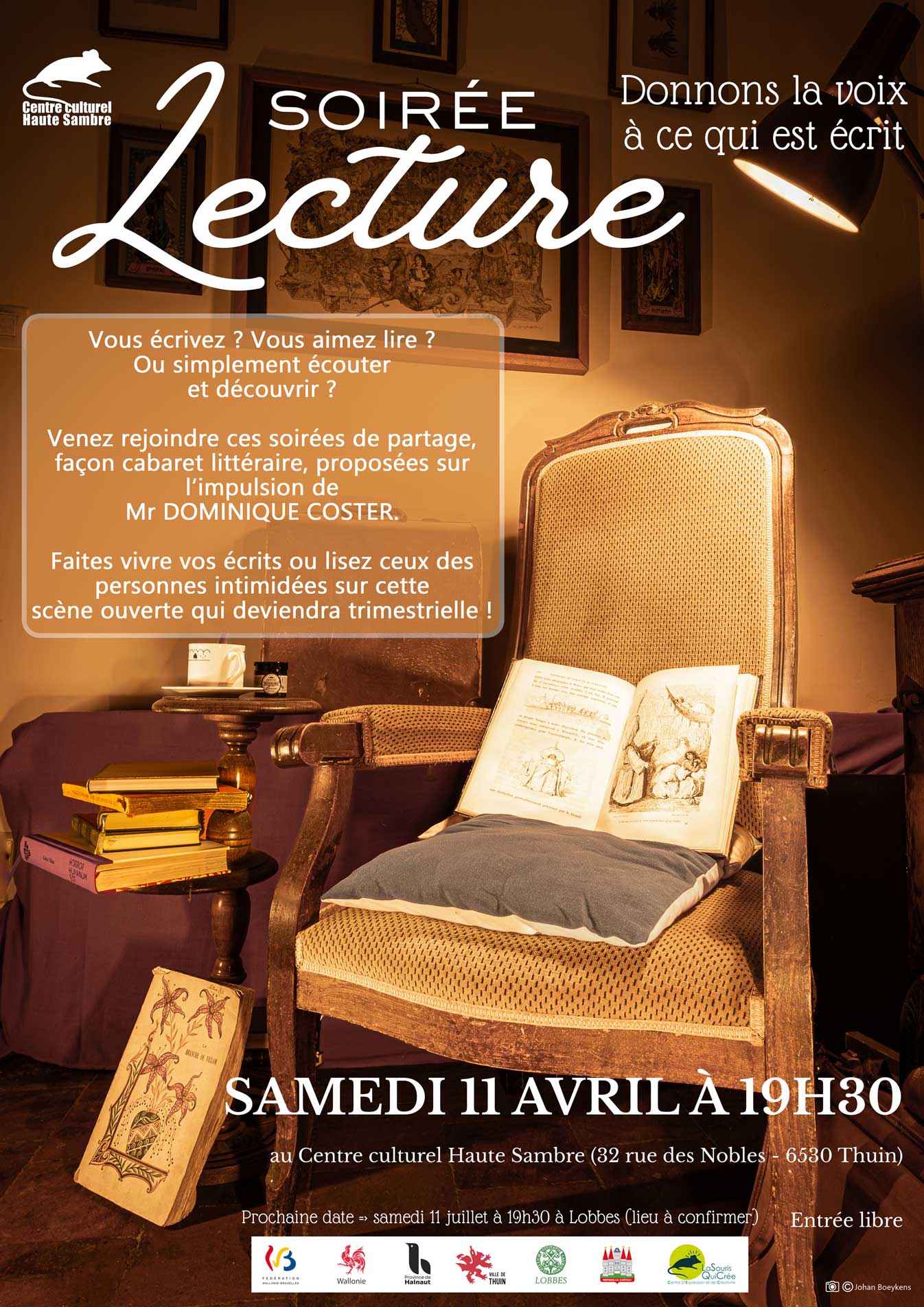 Soir&eacute;e lecture