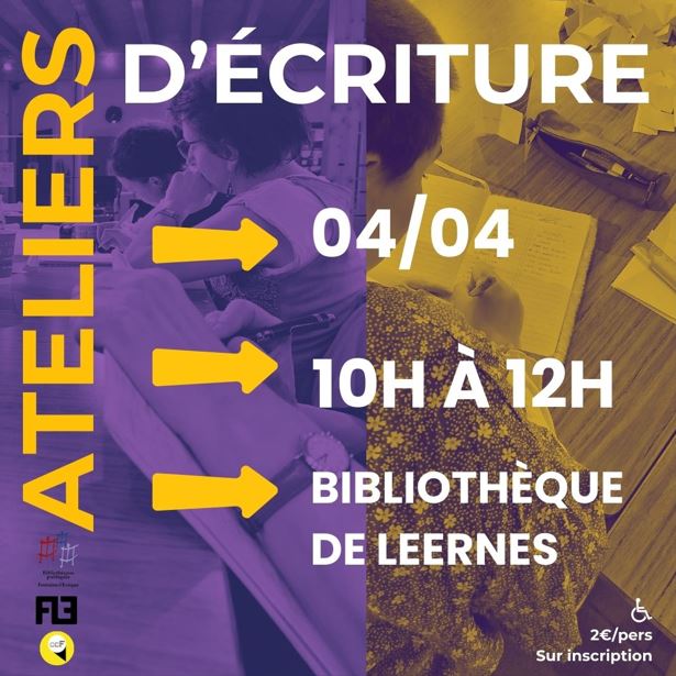 Atelier d'&eacute;criture