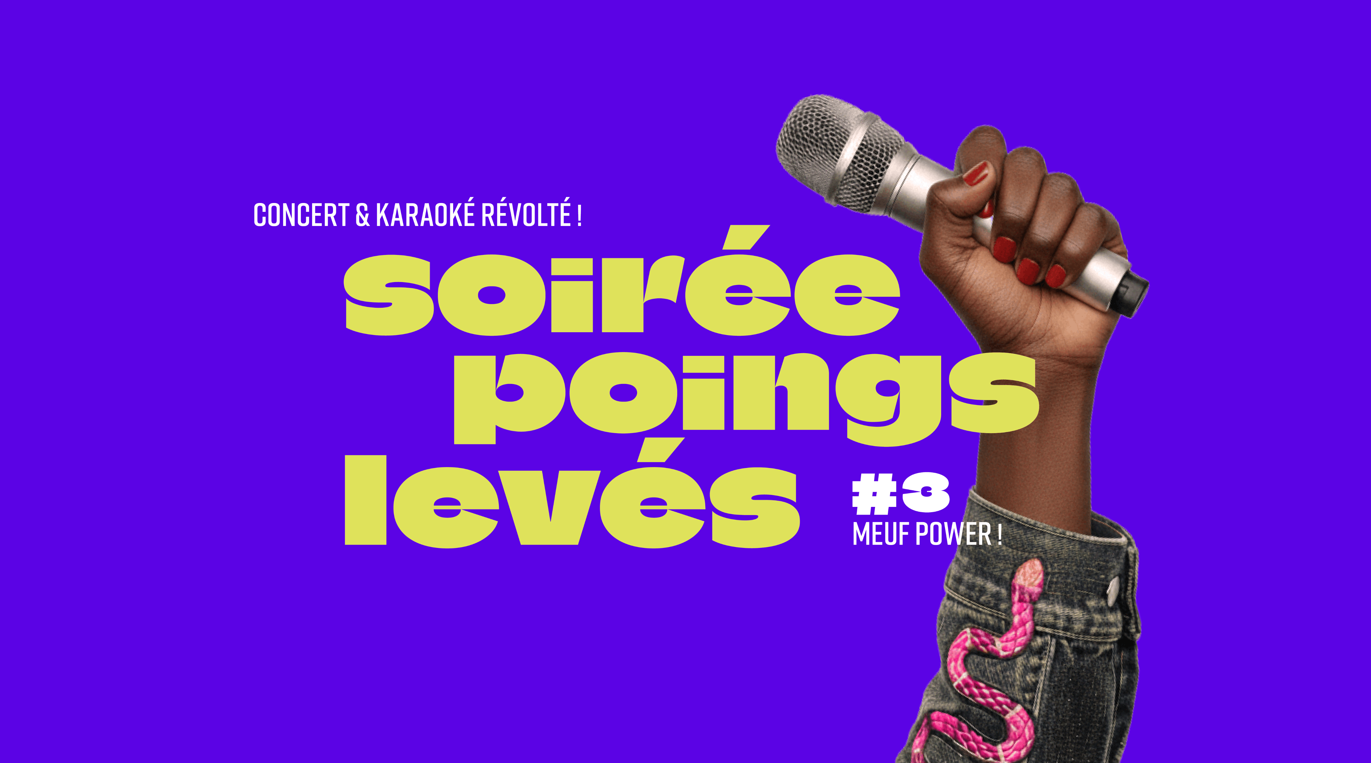 soir&eacute;e poings lev&eacute;s : concert et karaok&eacute; 