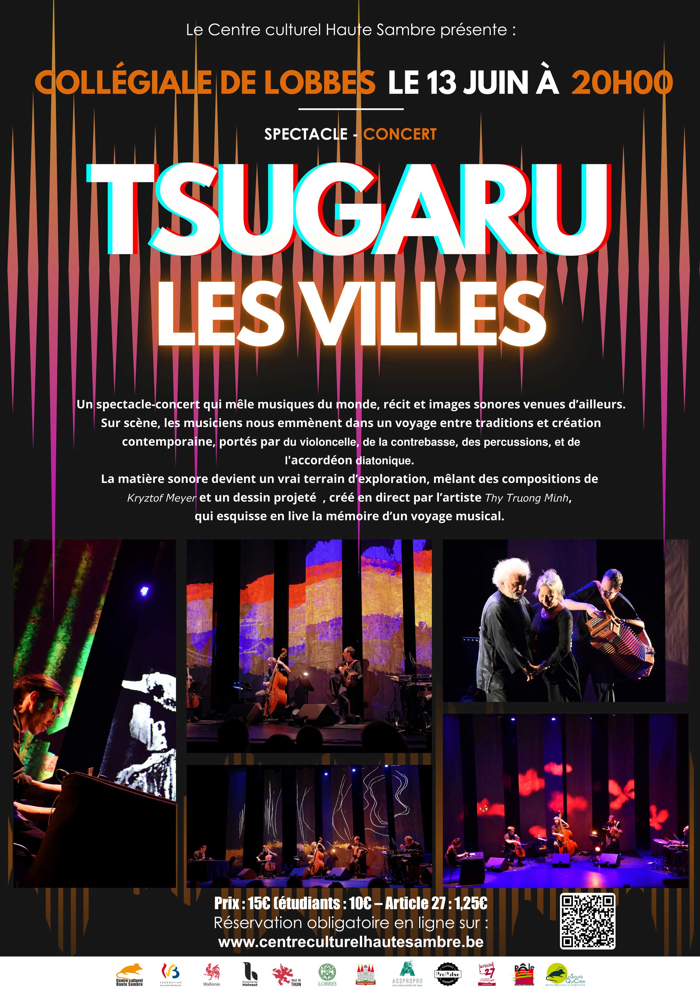 &laquo; Tsugaru-Les Villes &raquo; Spectacle-Concert &agrave; Lobbes