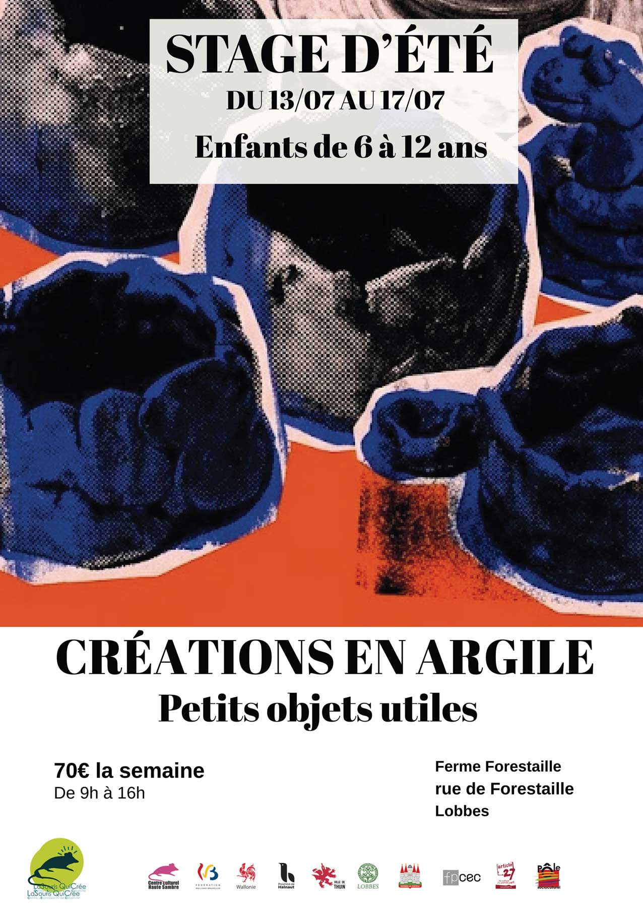 Stage d&rsquo;&eacute;t&eacute; : Cr&eacute;ations en argile