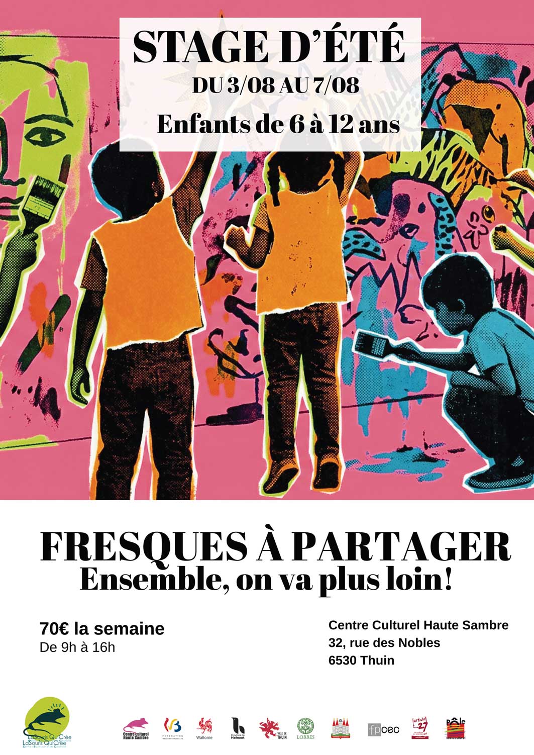 Stage d&rsquo;&eacute;t&eacute; : Fresques &agrave; partager