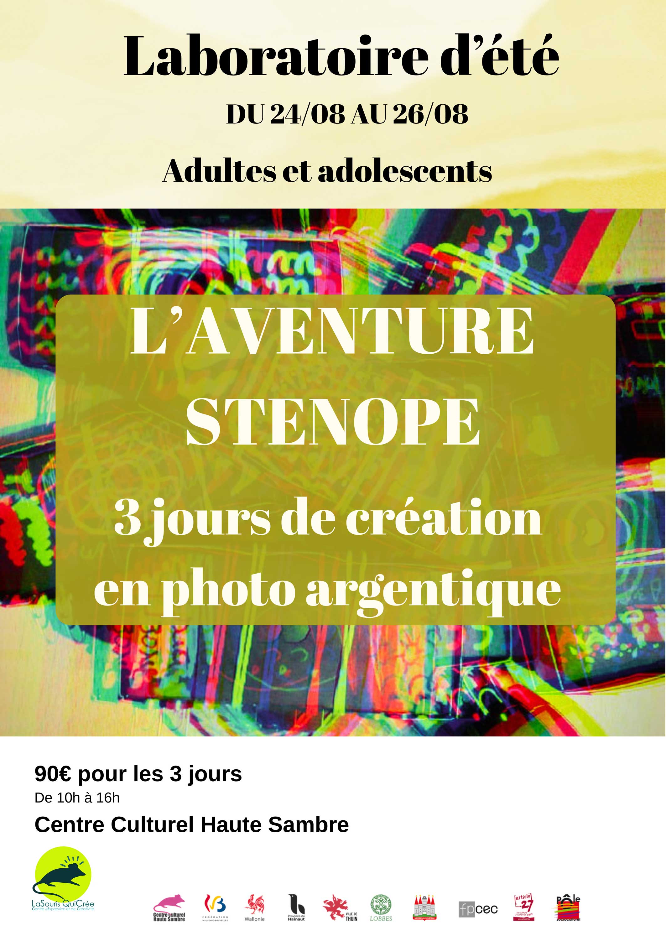 &laquo; L&rsquo;Aventure St&eacute;nop&eacute;&raquo; Laboratoire 3 jours en photo