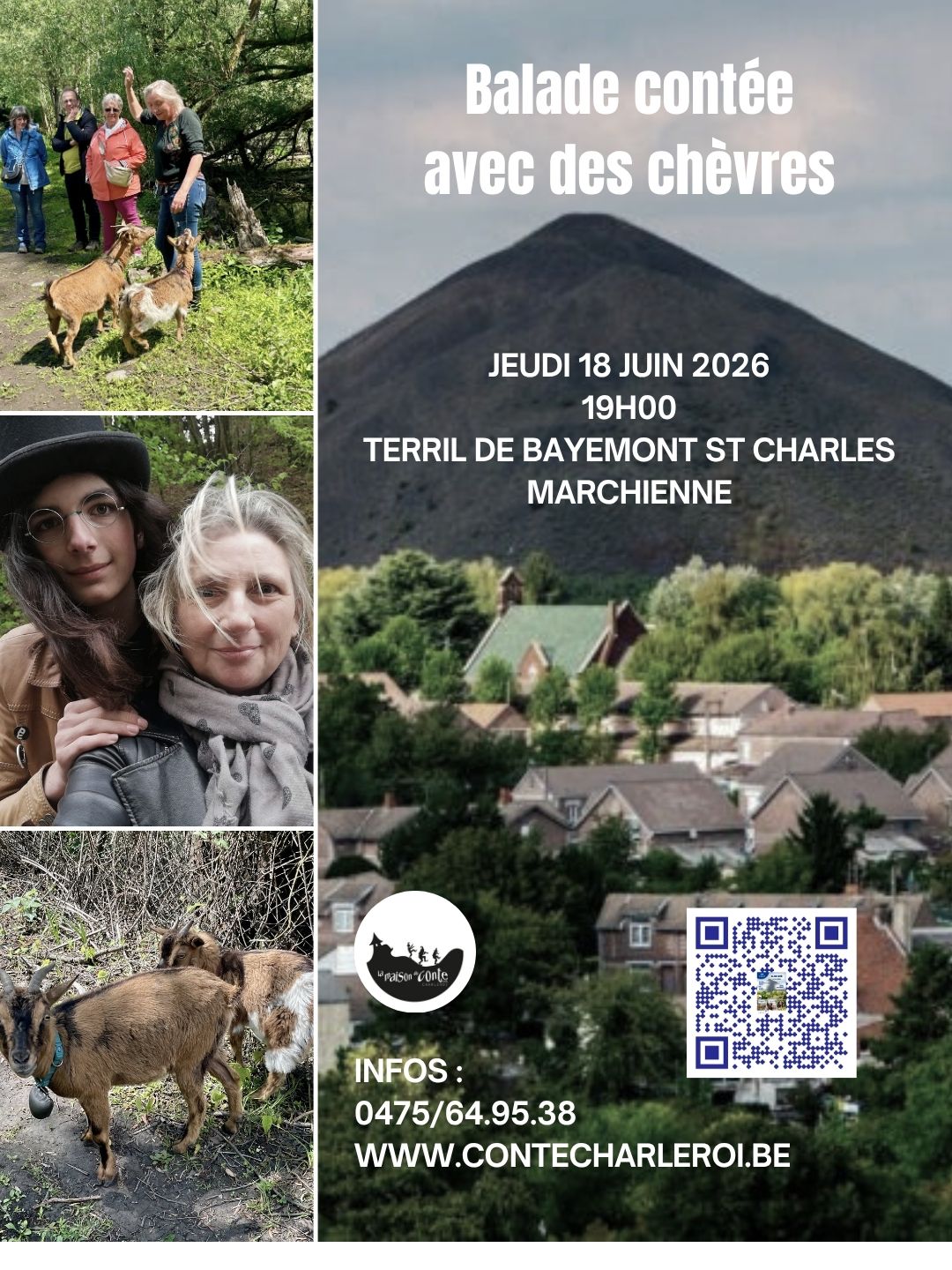 Balade cont&eacute;e avec des ch&egrave;vres