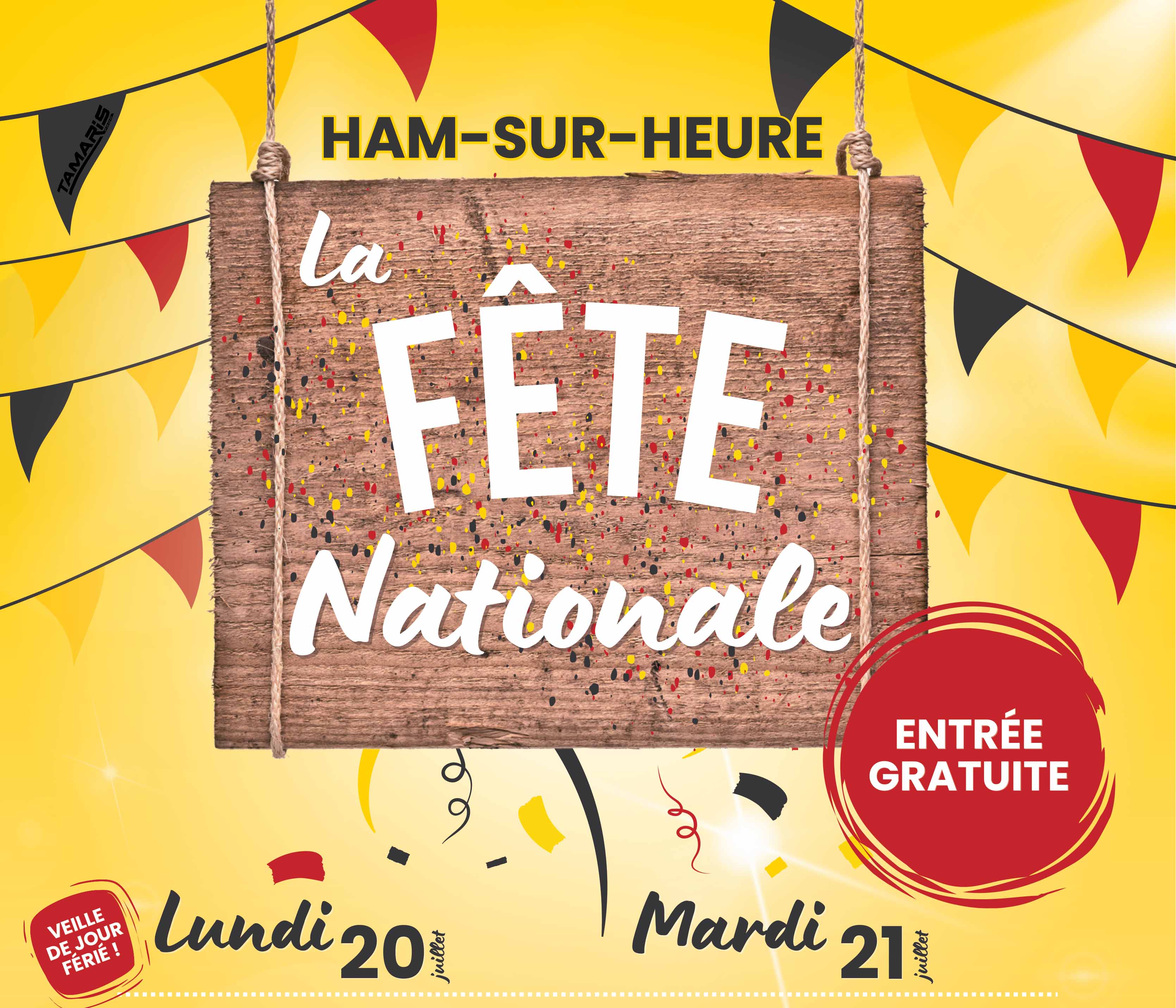 F&ecirc;te Nationale▐ 20/21 Juillet 2026▐ Ham sur Heure