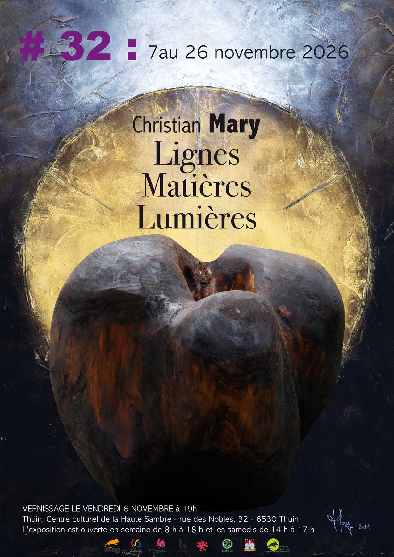Expo#32 : Christian Mary &laquo; Lignes &ndash; Mati&egrave;res &ndash; Lumi&egrave;res &raquo;