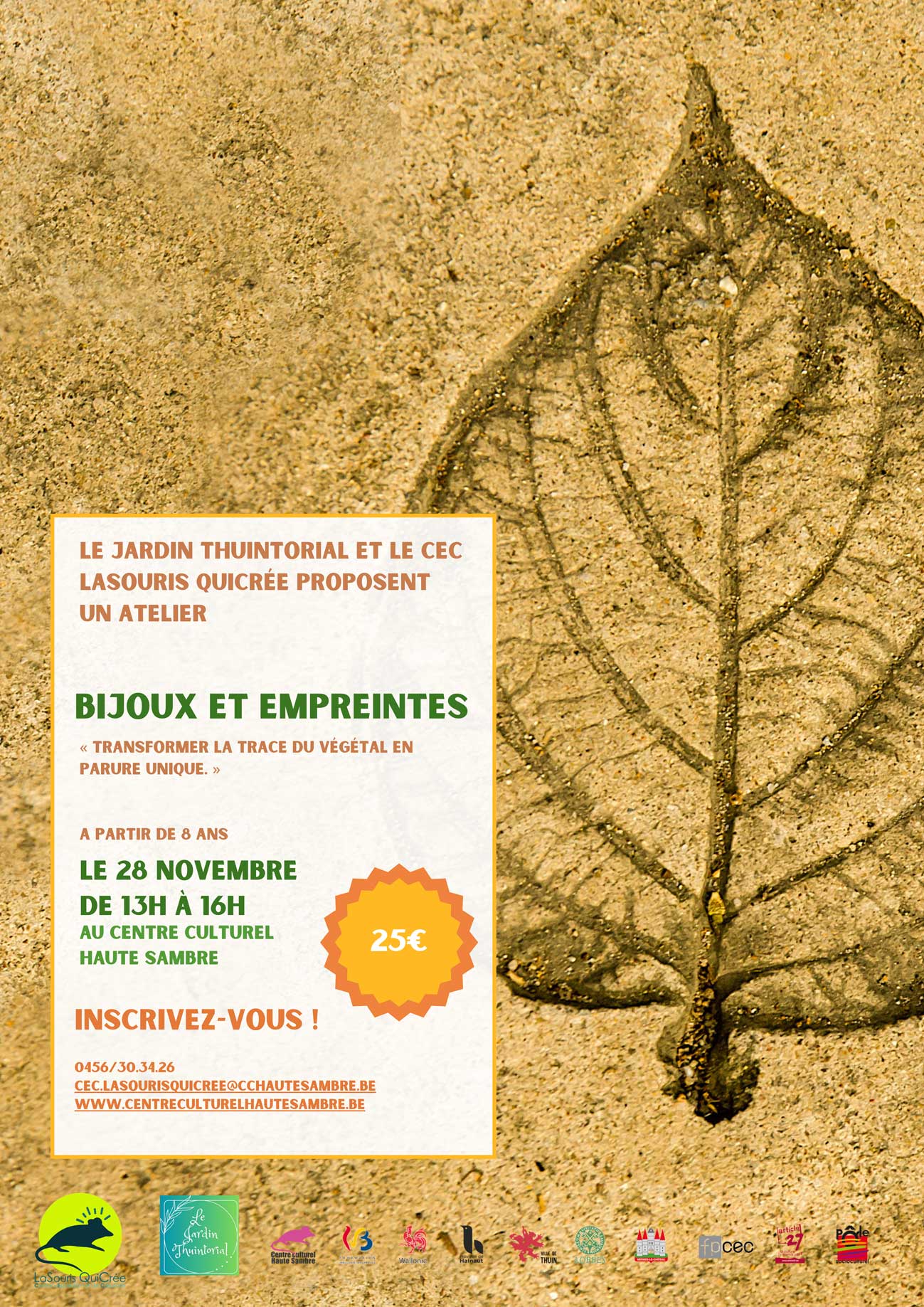 Workshop : Bijoux & empreintes