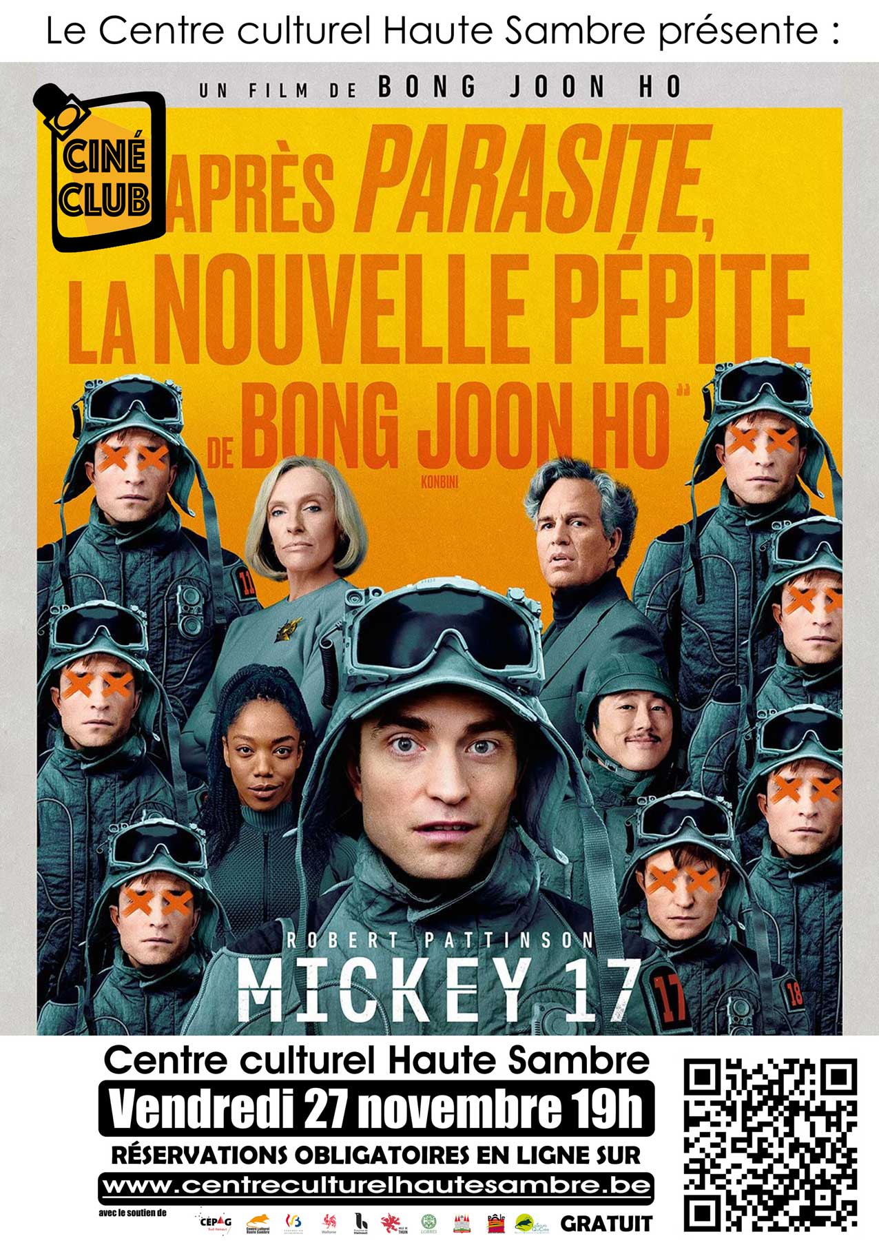 Cin&eacute;-club &agrave; Thuin &laquo; Mickey 17 &raquo;