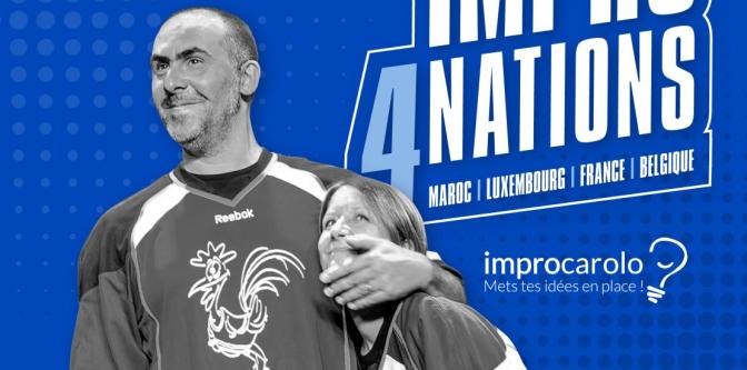 l'affiche de la piece de theatre Impro4nations