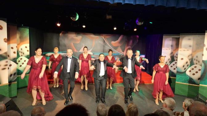 Photo du final du spectacle