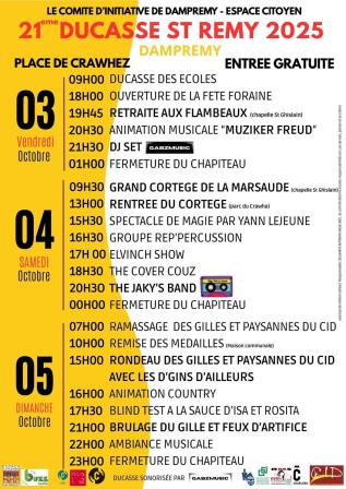 Programme de l'évènement