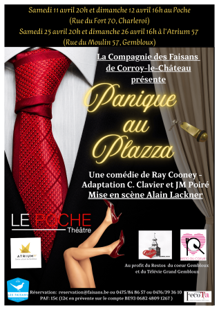 Affiche "Panique au Plazza"