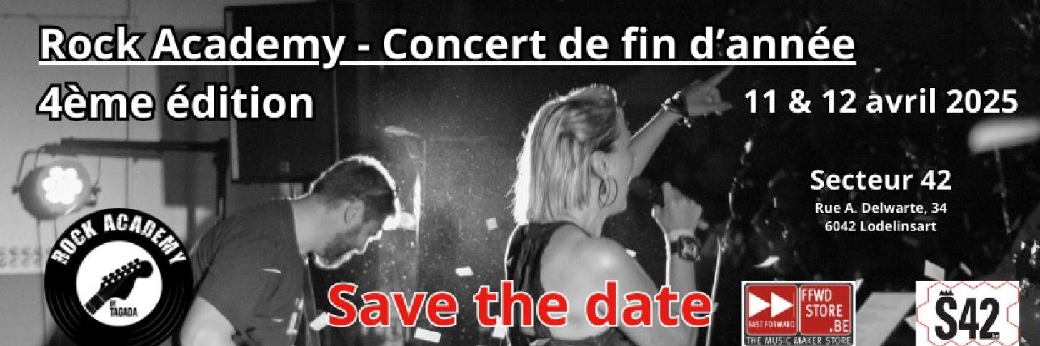 Rock Academy : Concert de fin d'année - 4ème édition