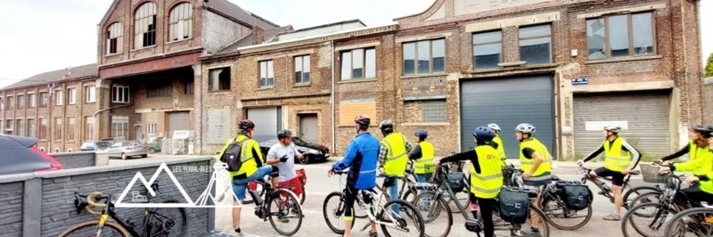 Visite guidée à vélo sur les traces industrielles à l'Est et au Nord de Charleroi