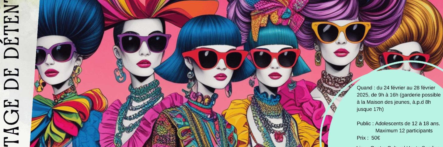 Stage D&eacute;tente 12-18 ans &laquo; RECTO/VERSO &raquo;