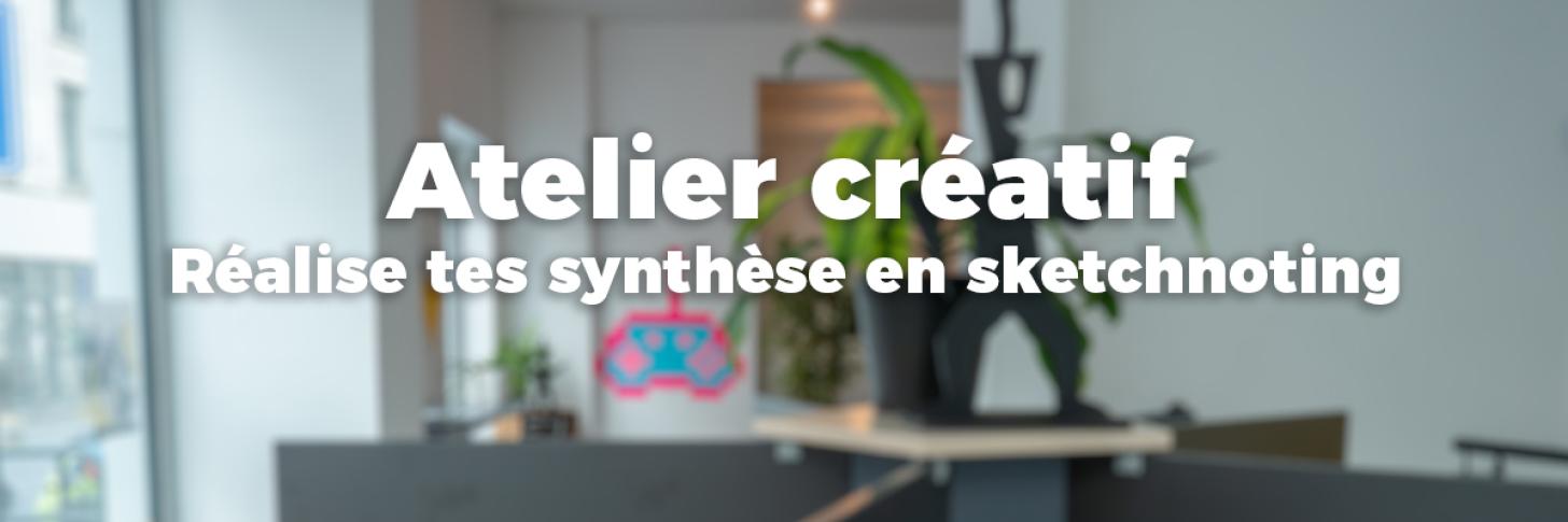 Bannière atelier sketchnoting