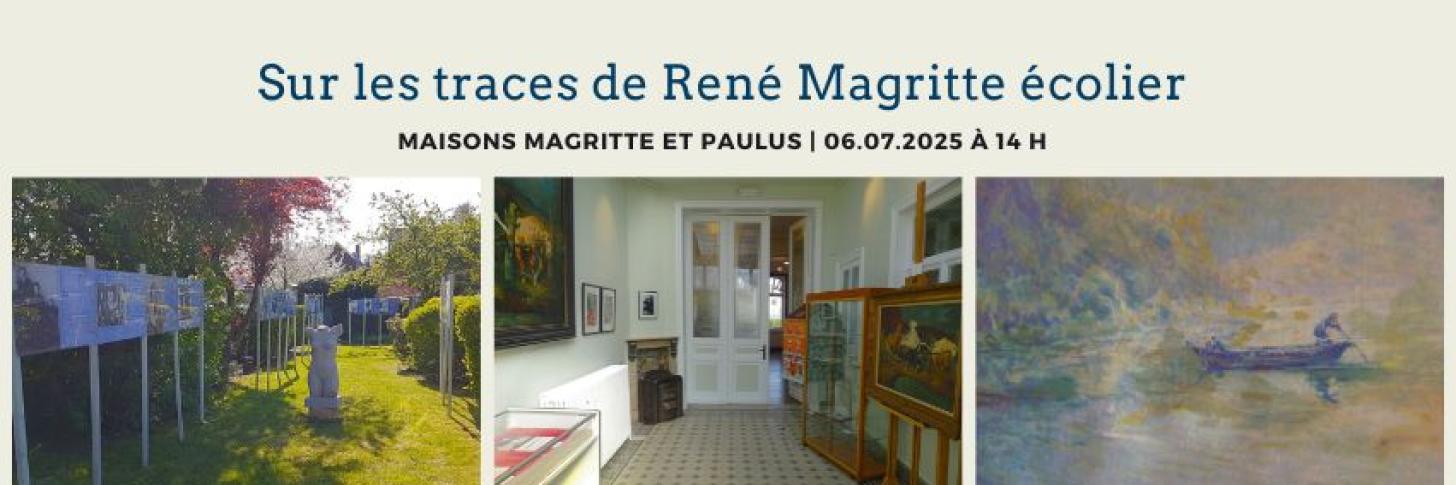 Sur les traces de René Magritte écolier