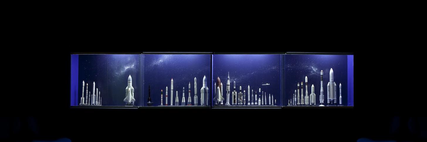  Stéphanie Roland, Museum of rockets, série Ideal City, 2013.
