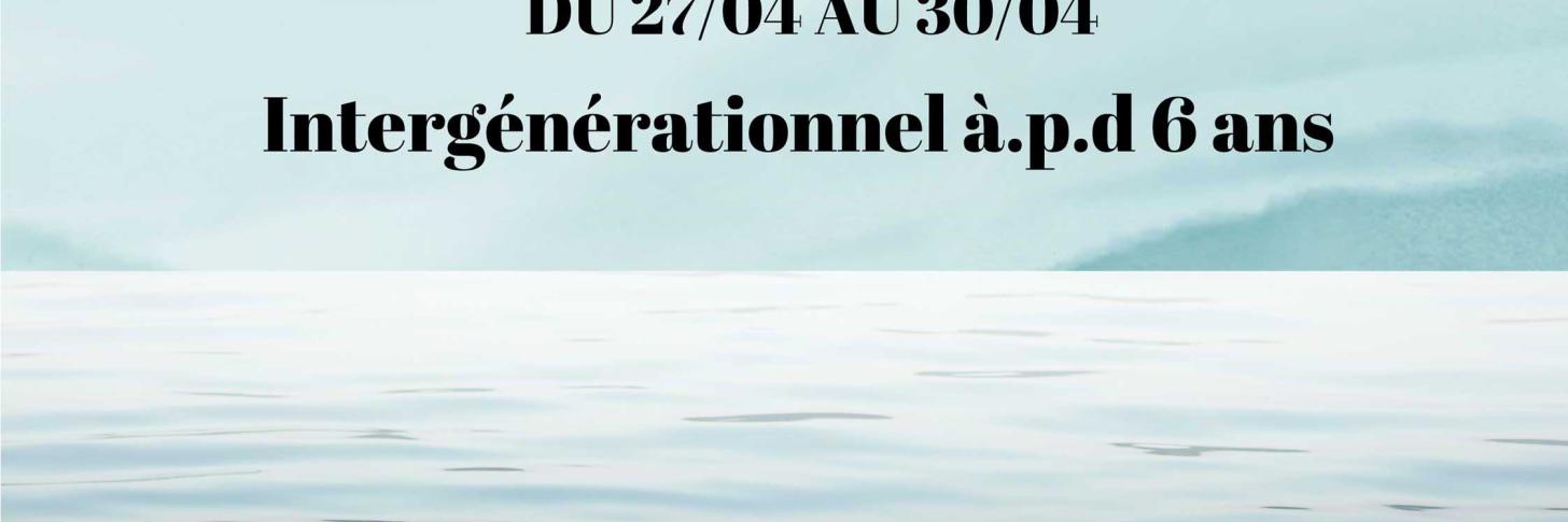 Workshops de printemps &laquo; EAU &raquo;