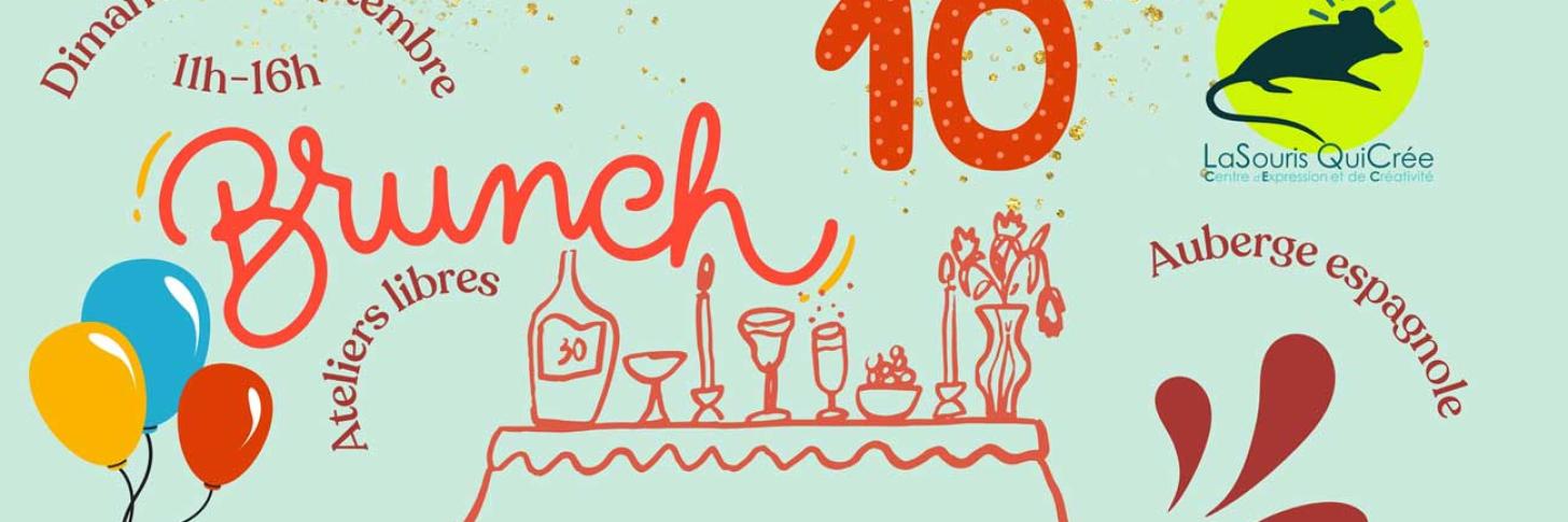 &laquo; Brunch Cr&eacute;atif &raquo; pour le 10&egrave;me anniversaire, le CEC-LaSouris QuiCr&eacute;e