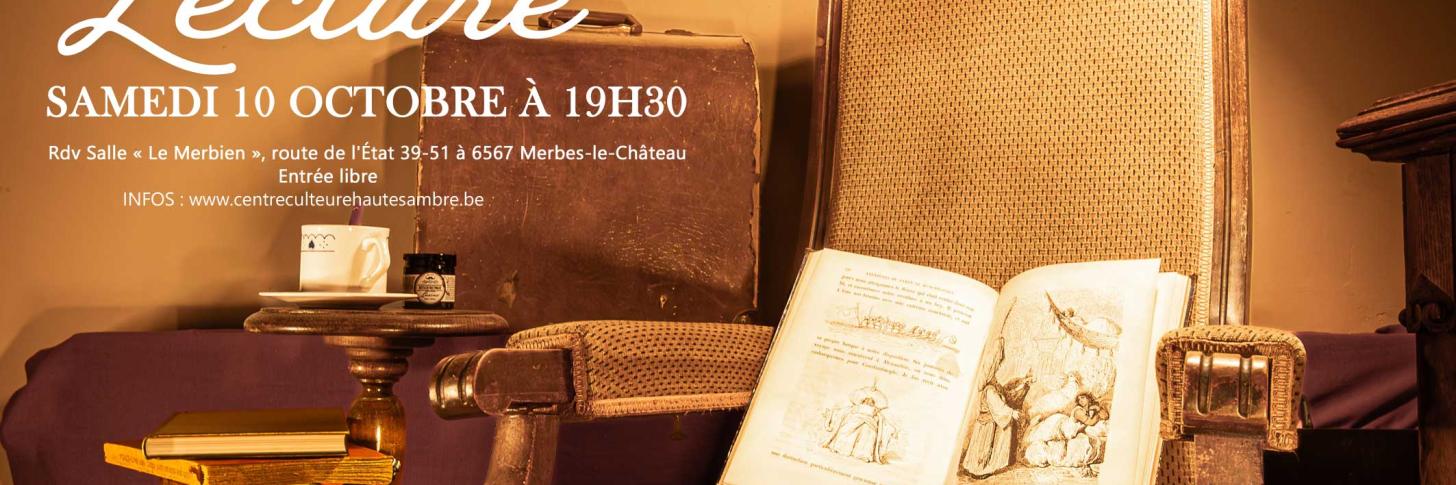 Soir&eacute;e lecture &agrave; Merbes-le-Ch&acirc;teau