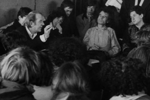 Intervention de Gilles Deleuze à l'université de Vincennes en 1975 ©Arte