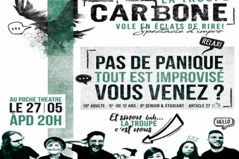 Impro : La troupe Carbone vole en éclats de rire !