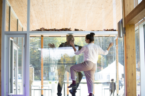 Duo en vitrine