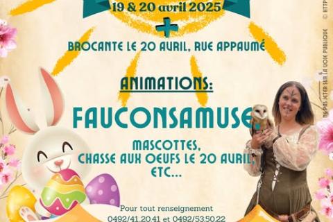 Brocante et marché artisanal dans le parc appaumée