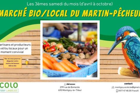 Marché local et Bio de la ferme du Martin Pêcheur 