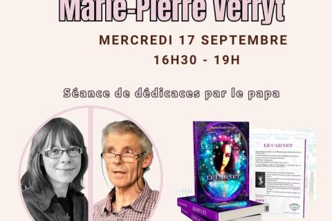 Présentation du livre Le carnet, ouvrage posthume de Marie-Pierre Verryt