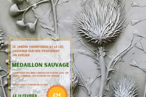 Atelier : Médaillon sauvage