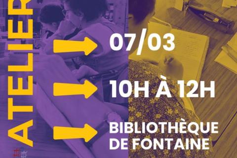 Atelier d'&eacute;criture