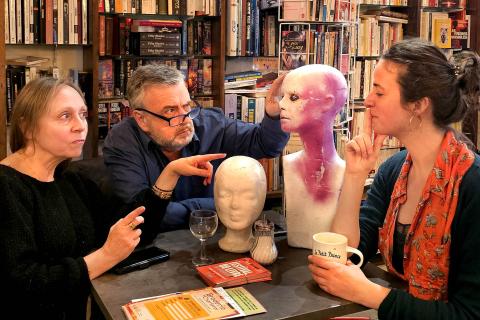 Pr&eacute;paration de l'exquise livrerie !