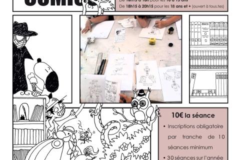 Atelier d&rsquo;expression cr&eacute;ative &laquo; Manga-BD-Comics &raquo; 2026-2027