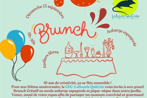 &laquo; Brunch Cr&eacute;atif &raquo; pour le 10&egrave;me anniversaire, le CEC-LaSouris QuiCr&eacute;e
