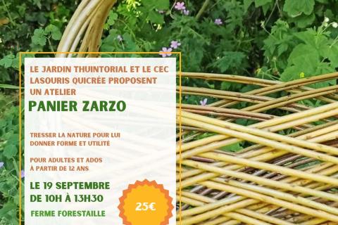 Workshop : Panier Zarzo dans le cadre de &laquo; Forestaille en f&ecirc;te &raquo; 2026