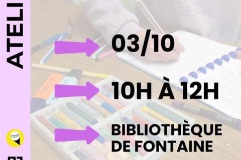 Atelier d'&eacute;criture